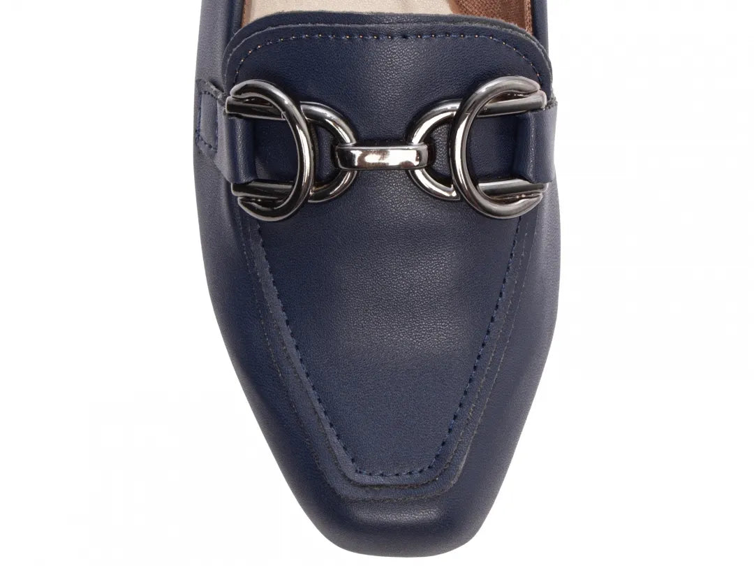 Sapatilha Mocassim Azul Feminino antiderrapante