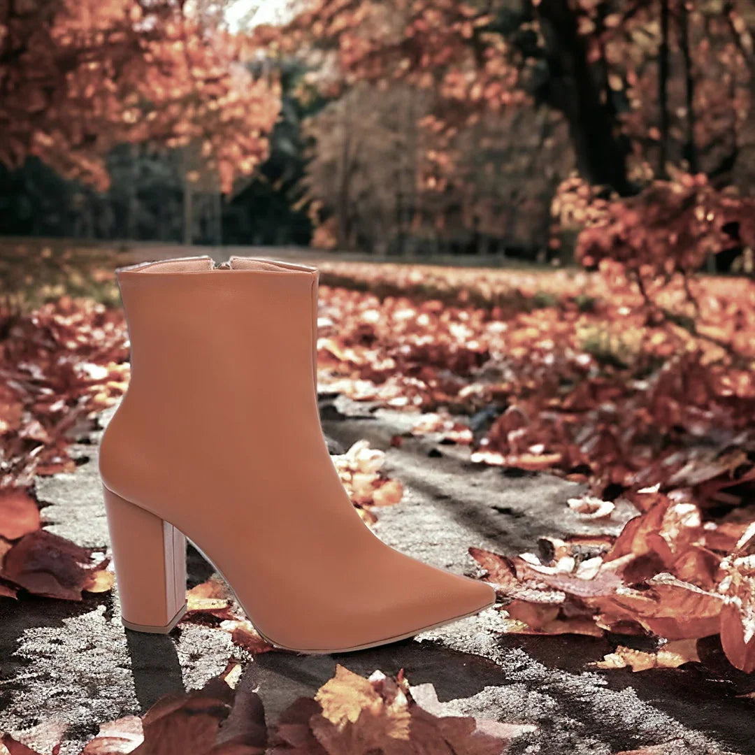 Bota Cano Curto Torricella Napa Caramelo 65-04C - Hyly Prime