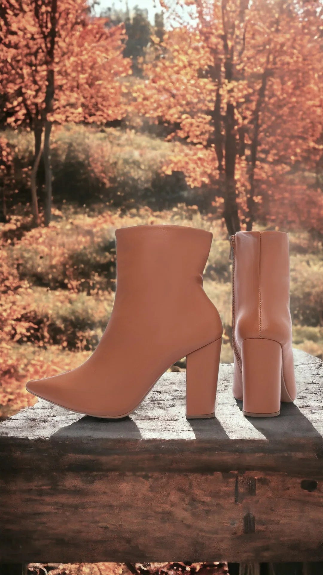 Bota Cano Curto Torricella Napa Caramelo 65-04C - Hyly Prime