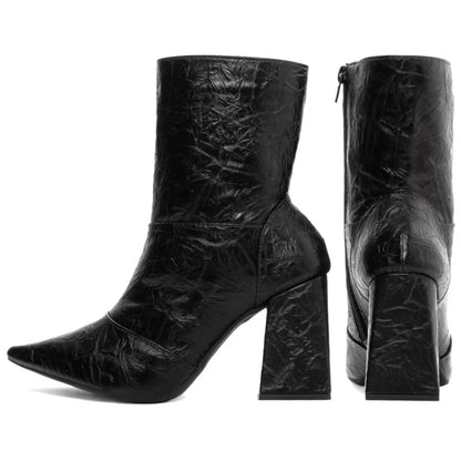 Bota Torricella Napa Vintage Preto com Pulseira Removível 67069A – Hyly Prime