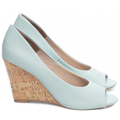 Torricella Anabela Azul Plataforma Cortiça 105F - Hyly Prime