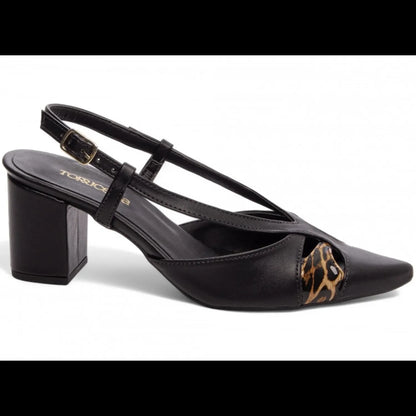 Sandália Confortável Napa Preto Torricella | Hyly Prime