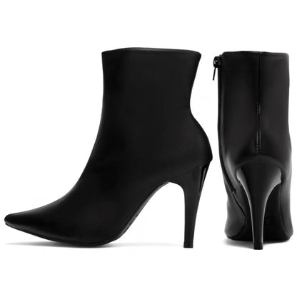 Bota Cano Curto Torricella Napa Preto 65-17A - Hyly Prime