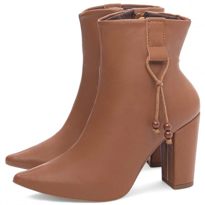 Bota Cano Curto Napa Caramelo 65-14B - Hyly Prime