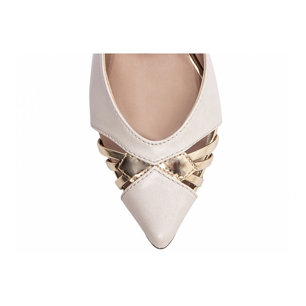 Sapato Scarpin White Salto Fino com 9 cm antiderrapante