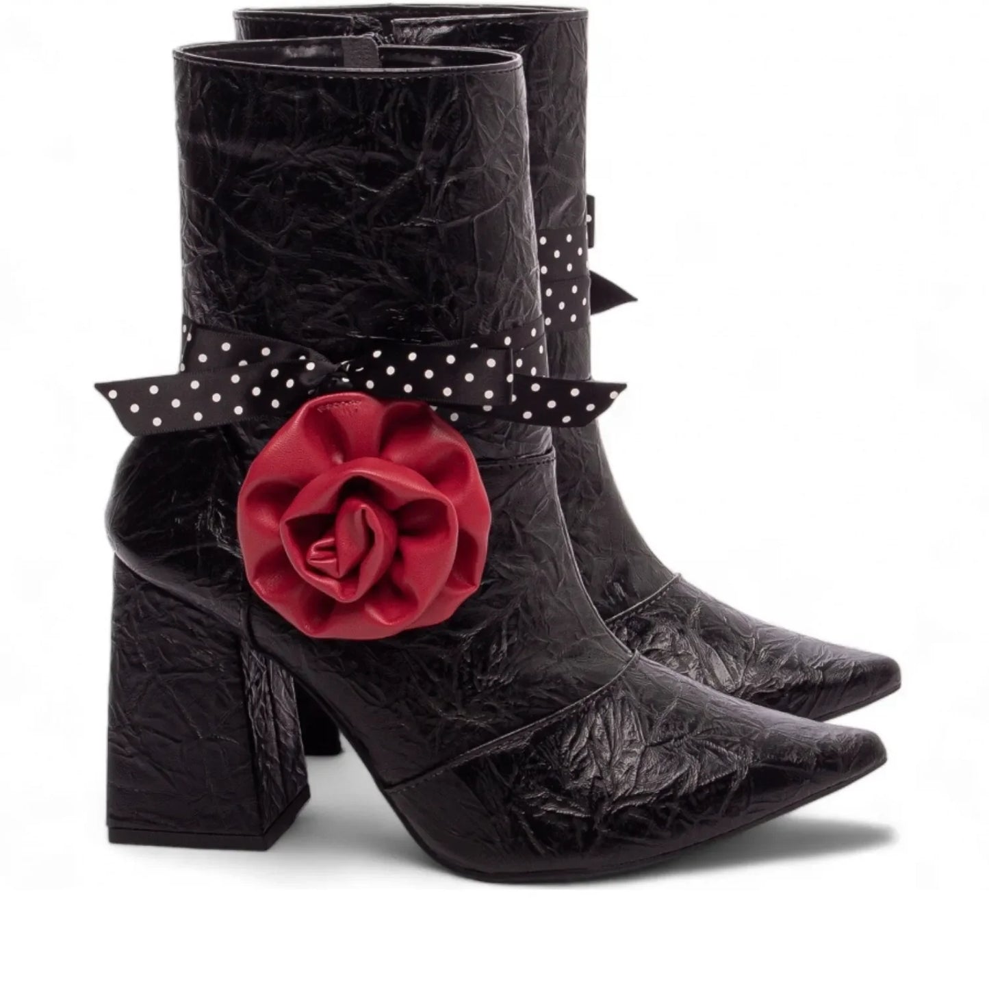 Bota Torricella Napa Vintage Preto com Pulseira Removível 67069A – Hyly Prime