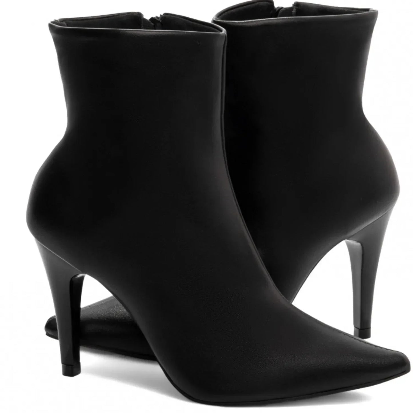 Bota Cano Curto Torricella Napa Preto 65-17A - Hyly Prime