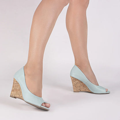 Torricella Anabela Azul Plataforma Cortiça 105F - Hyly Prime