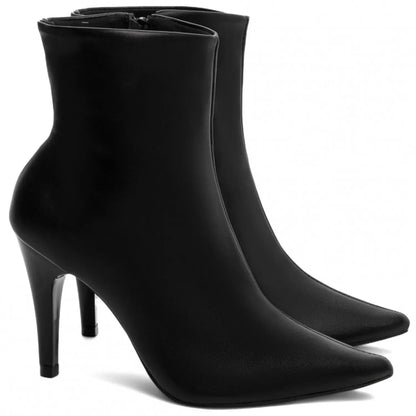 Bota Cano Curto Torricella Napa Preto 65-17A - Hyly Prime