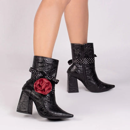 Bota Torricella Napa Vintage Preto com Pulseira Removível 67069A – Hyly Prime