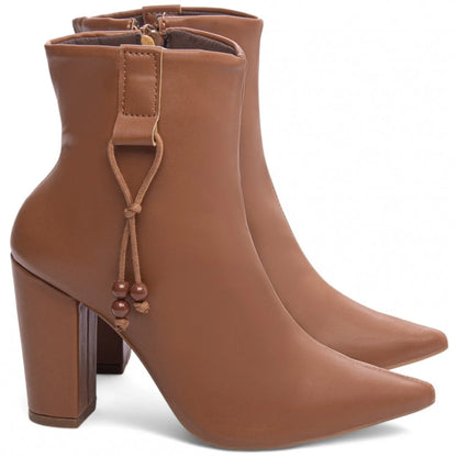 Bota Cano Curto Napa Caramelo 65-14B - Hyly Prime