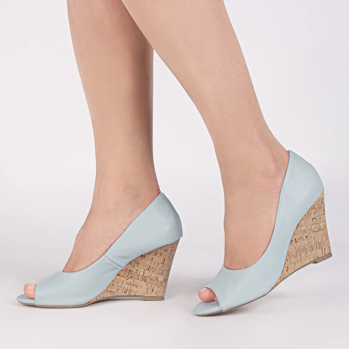 Torricella Anabela Azul Plataforma Cortiça 105F - Hyly Prime