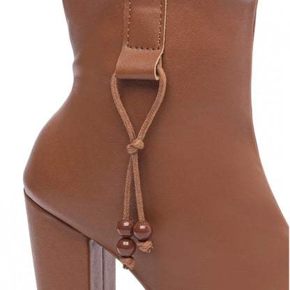 Bota Cano Curto Napa Caramelo 65-14B - Hyly Prime