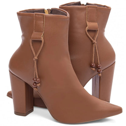 Bota Cano Curto Napa Caramelo 65-14B - Hyly Prime