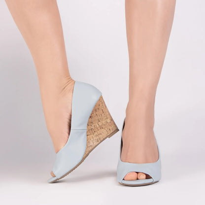 Torricella Anabela Azul Plataforma Cortiça 105F - Hyly Prime