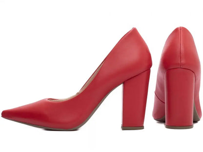 Scarpin Torricella Napa Vermelho | Hyly Prime Black Friday