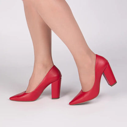 Scarpin Torricella Napa Vermelho | Hyly Prime Black Friday