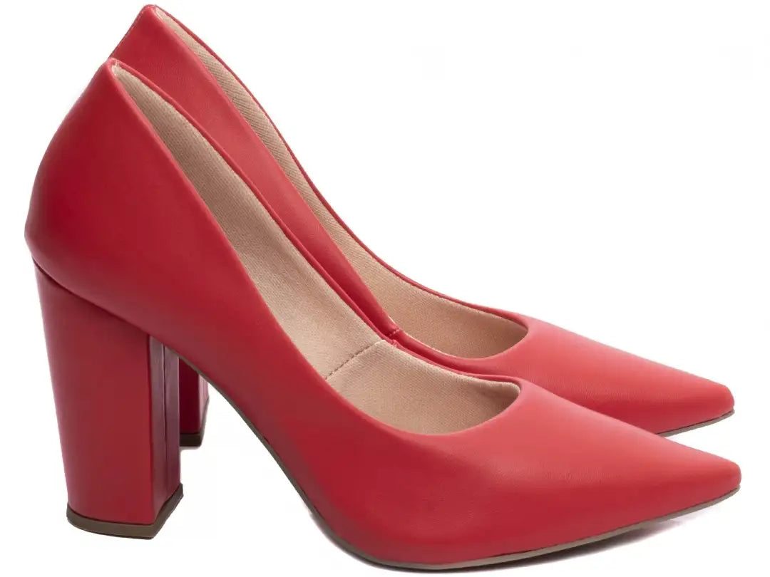 Scarpin Torricella Napa Vermelho | Hyly Prime Black Friday