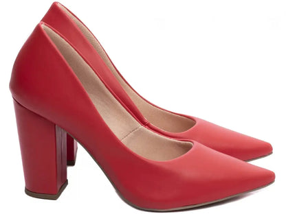 Scarpin Torricella Napa Vermelho | Hyly Prime Black Friday