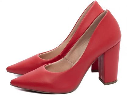 Scarpin Torricella Napa Vermelho | Hyly Prime Black Friday