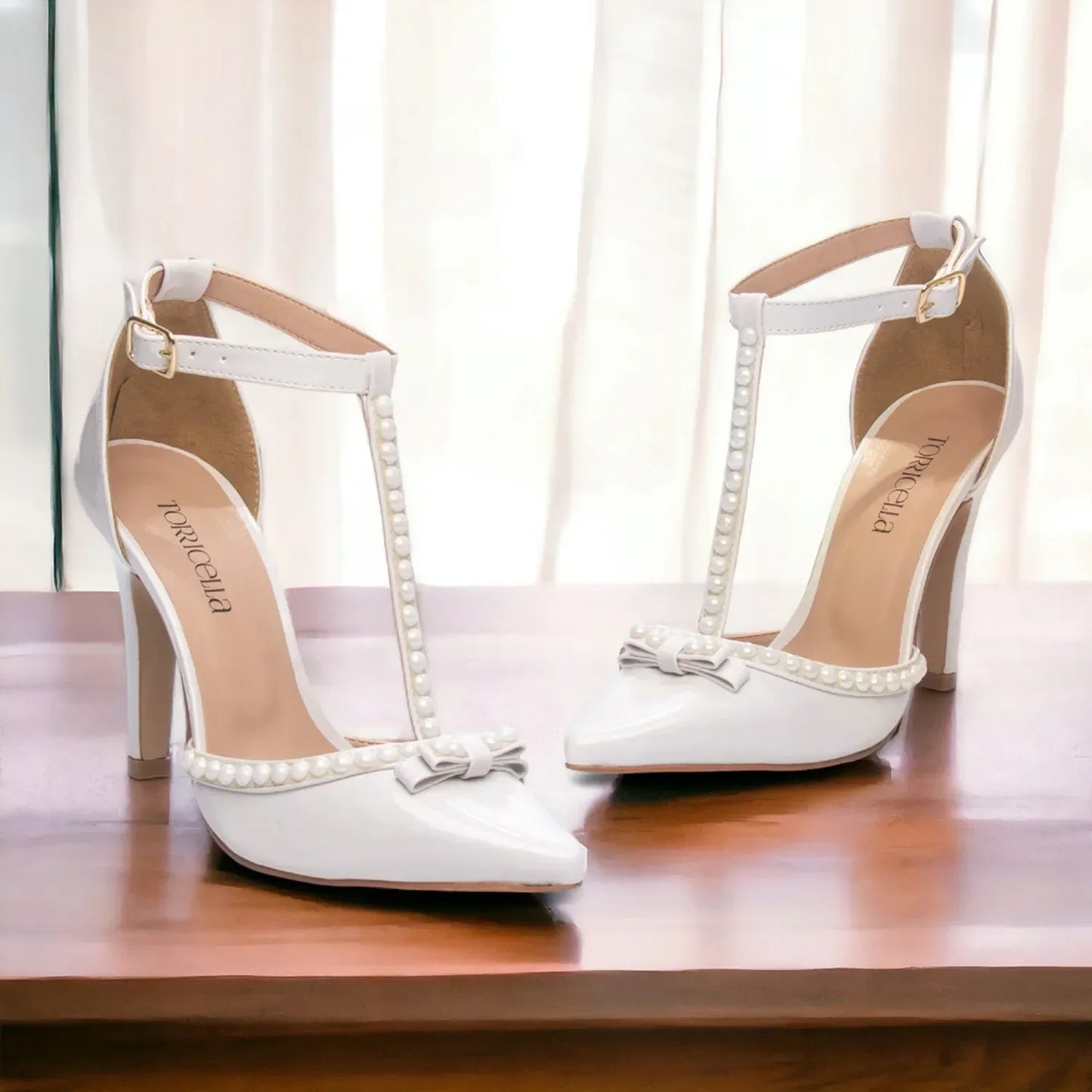 Scarpin Verniz Off White – Torricella | Hyly Prime