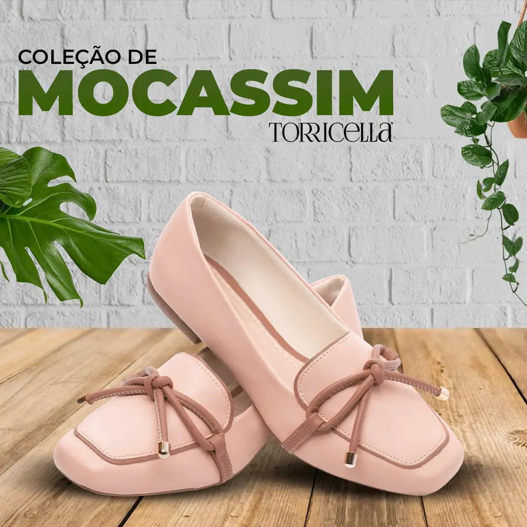 Mocassim Torricella Napa Rose – Elegância Diária