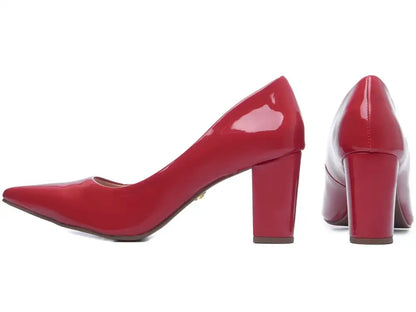 Scarpin Arrasadora Verniz Vermelho – Numeração Especial | Hyly Prime
