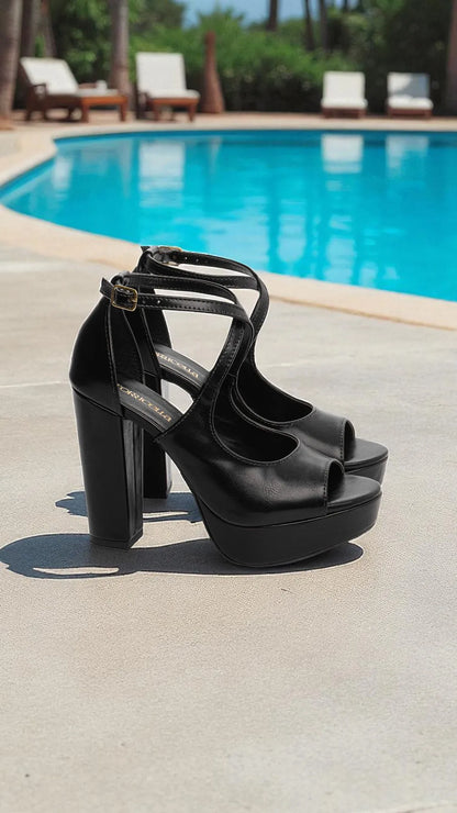 Sandália Meia Pata Torricella Napa Caramelo – Hyly Prime