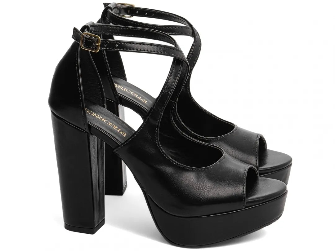 Sandália Meia Pata Torricella Napa Caramelo – Hyly Prime