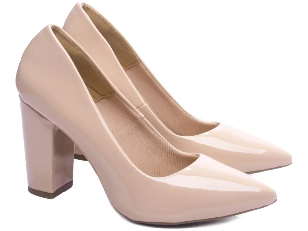 Sandália Scarpin Verniz Rose Torricella | Hyly Prime