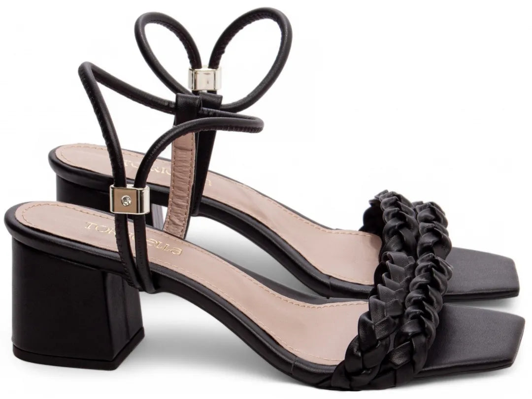 Sandália Torricella Napa Rosa Salto 5,5 cm | Hyly Prime