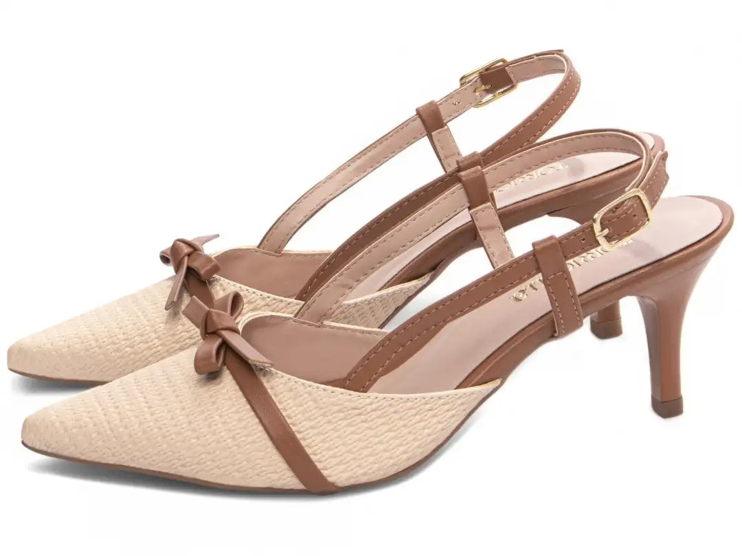 Sapato Scarpin Salto 6cm Caramelo - Calçado Feminino Clássico