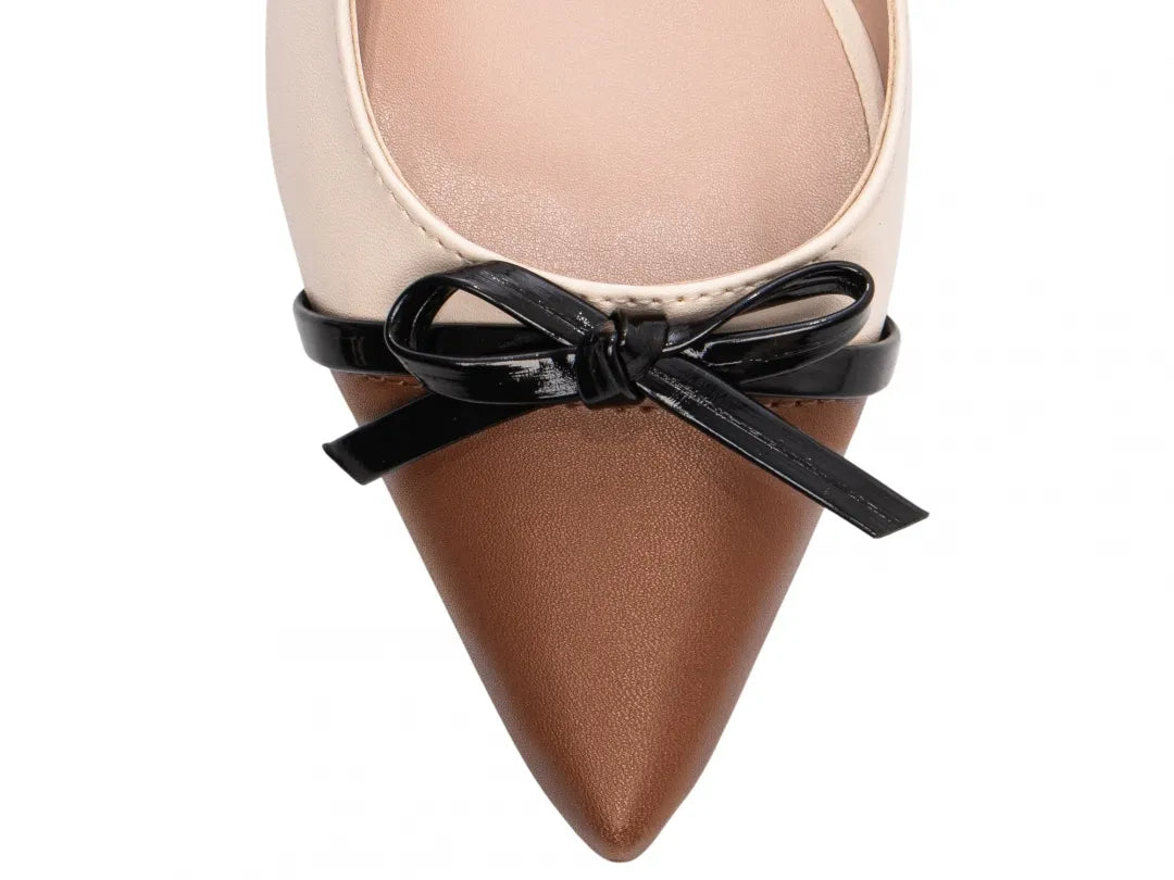 Sandália Torricella Caramelo Off White – Salto Fino 6cm