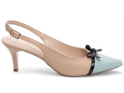 Sandália Torricella Caramelo Off White – Salto Fino 6cm