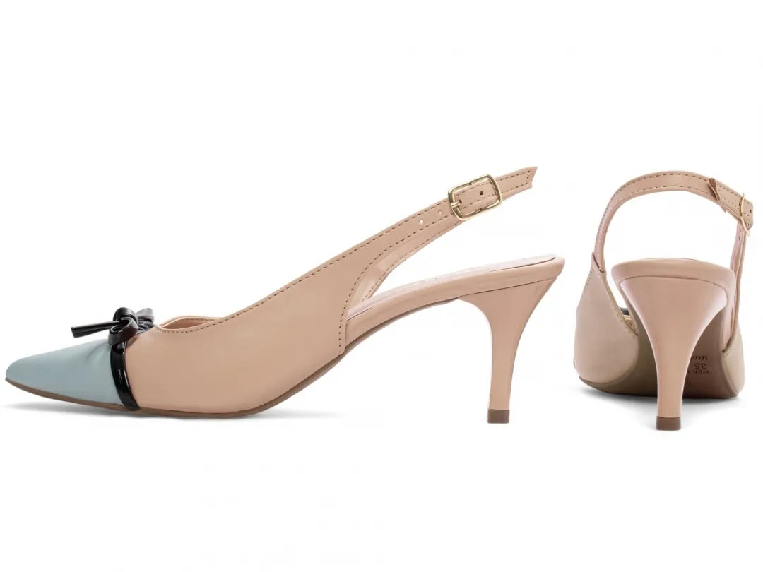 Sandália Torricella Caramelo Off White – Salto Fino 6cm