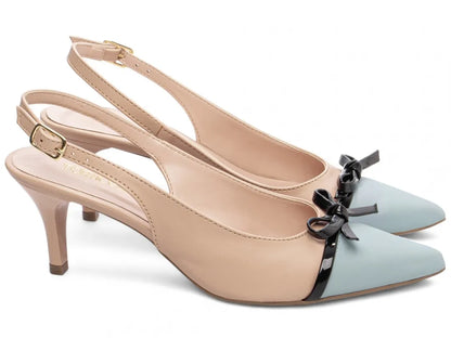 Sandália Torricella Caramelo Off White – Salto Fino 6cm