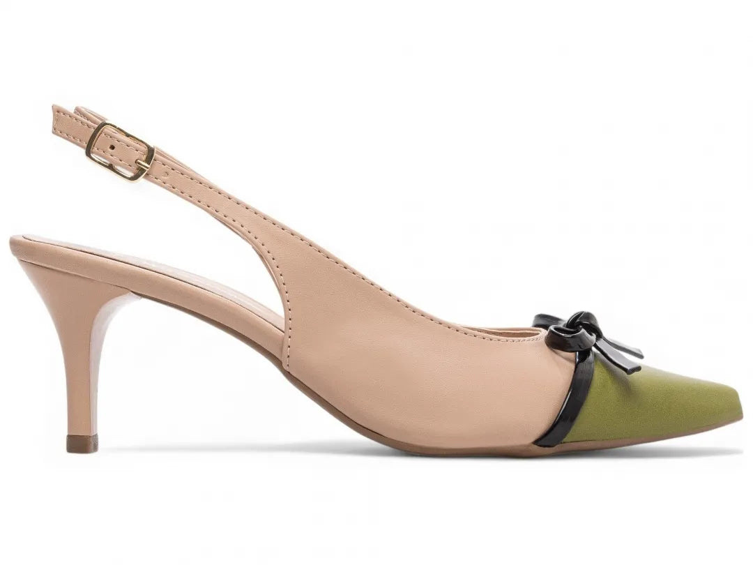 Sandália Torricella Caramelo Off White – Salto Fino 6cm