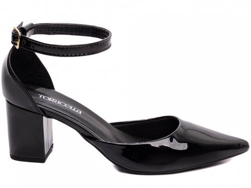 Scarpin Verniz Preto – Salto 6,5cm - Torricella | Hyly Prime
