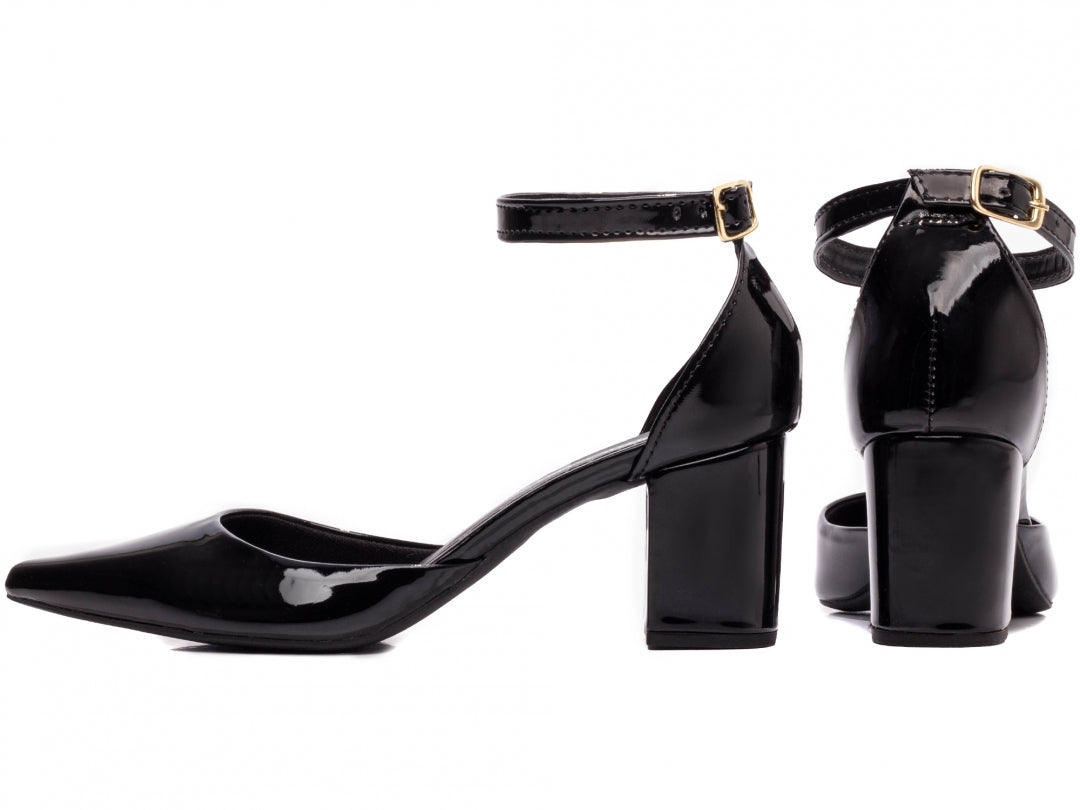 Scarpin Verniz Preto – Salto 6,5cm - Torricella | Hyly Prime