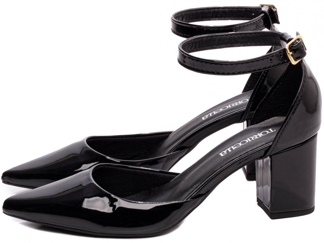 Scarpin Verniz Preto – Salto 6,5cm - Torricella | Hyly Prime