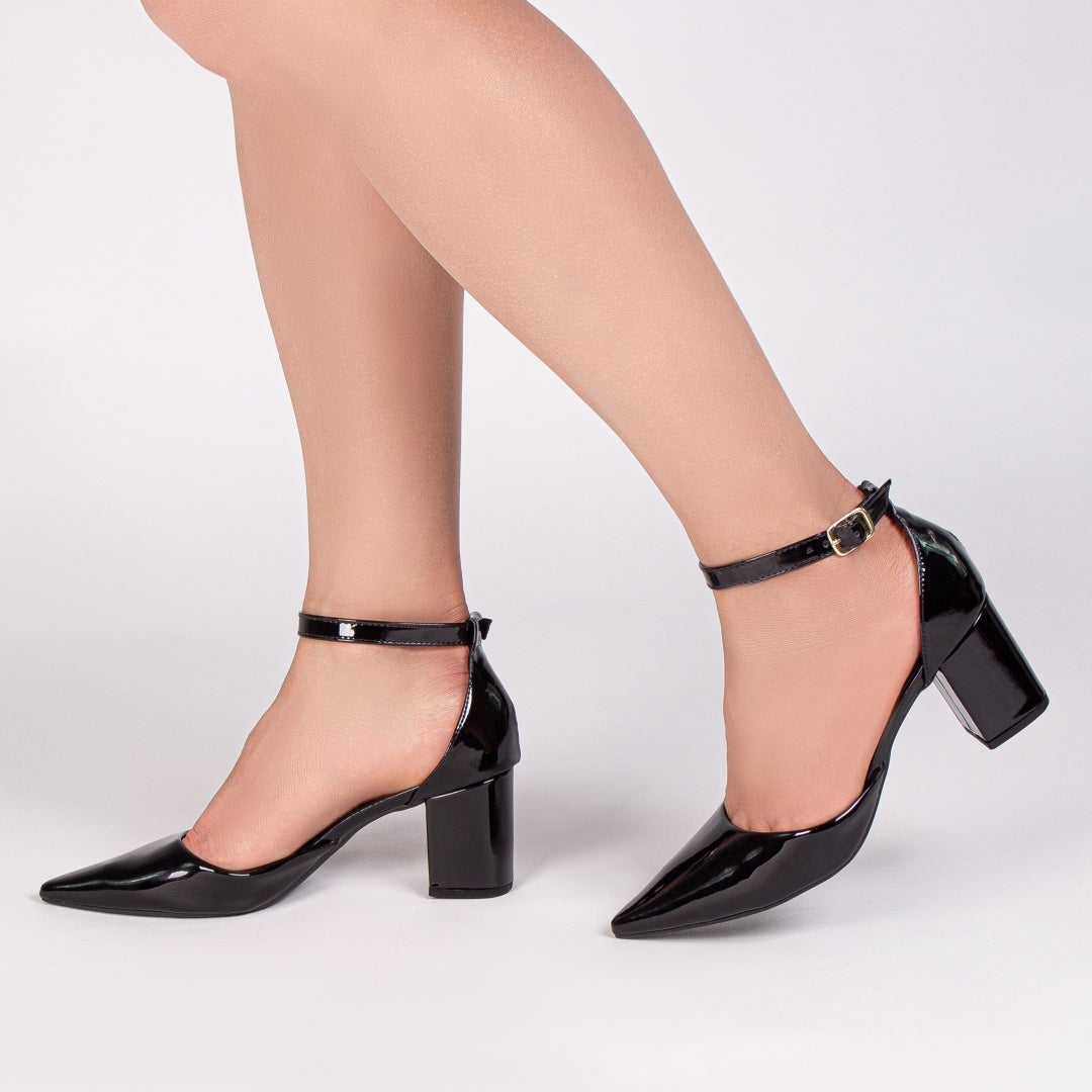 Scarpin Verniz Preto – Salto 6,5cm - Torricella | Hyly Prime