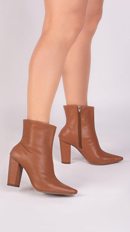 Bota Cano Curto Torricella Napa Caramelo 65-04C - Hyly Prime