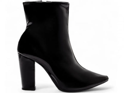 Bota Cano Curto Torricella Verniz Preto 65-04D - Hyly Prime