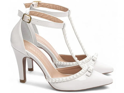 Scarpin Verniz Off White – Torricella | Hyly Prime