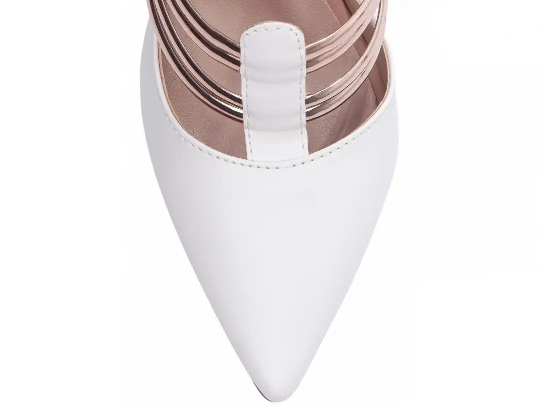 Scarpin Rosê Salto Alto 9cm em Napa – Elegância e Conforto