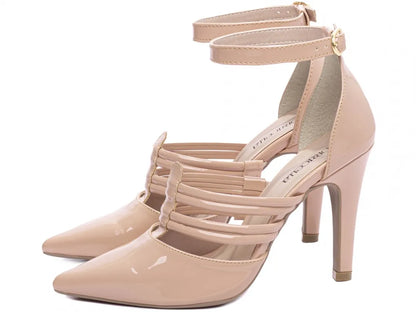 Scarpin Branco e Rosê Metalizado – Conforto e Estilo - Torricella|Hyly Prime