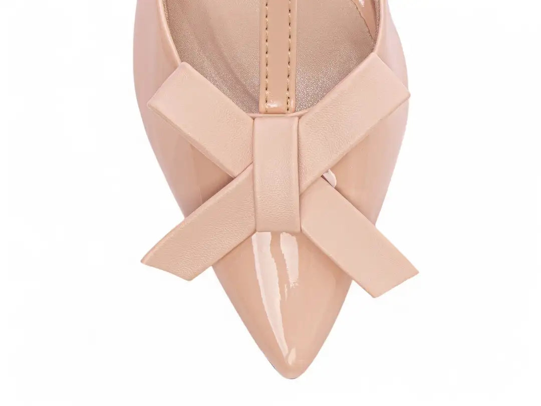 Scarpin Feminino Salto Grosso 6,5 cm Verniz Rosa