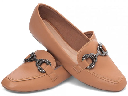 Sapatilha Mocassim  Caramelo Feminino antiderrapante