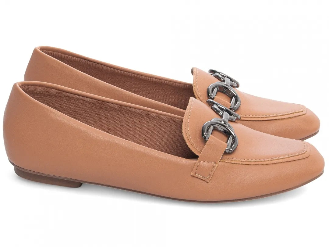 Sapatilha Mocassim  Caramelo Feminino antiderrapante
