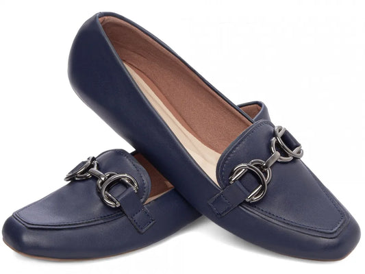Sapatilha Mocassim Azul Feminino antiderrapante